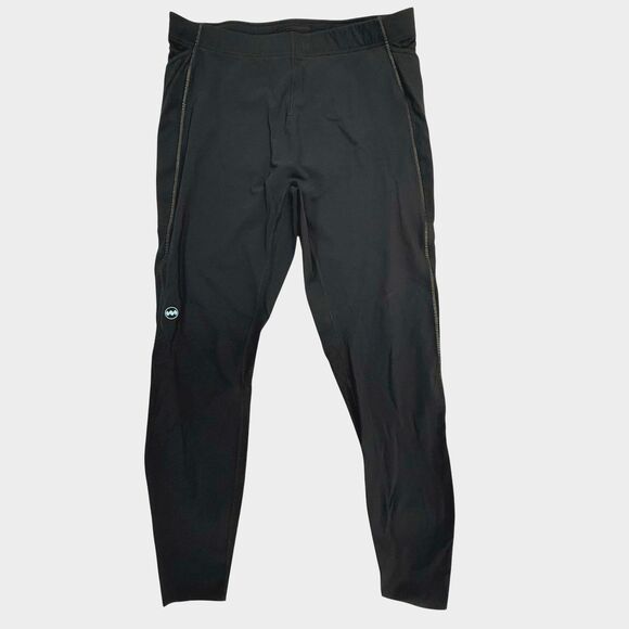 Janji Trail Full Length Tight Legging Men Size Large Black - Picture 1 of 13